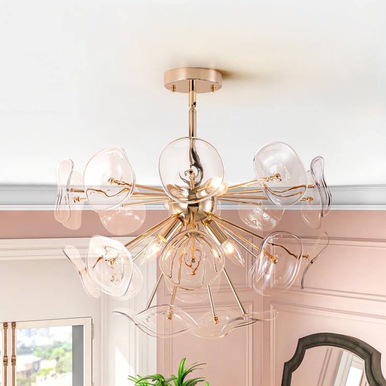 Starburst flush ceiling deals light